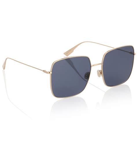 dior stellaire sunglasses price|DiorStellaire1 Gold Metal with Blue Lacquer Square Sunglasses.